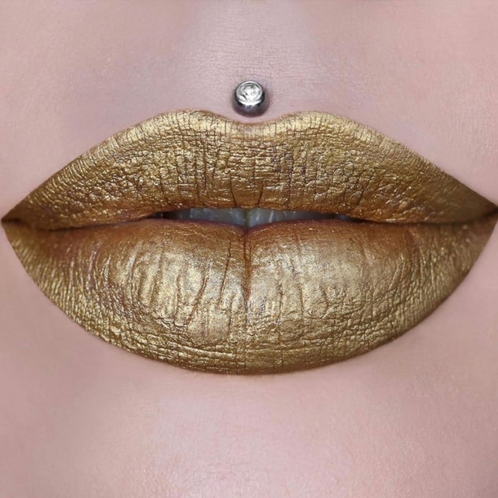 NEW Jeffree Star Cosmetics Velour Liquid Lipstick in First Class Metallic Gold